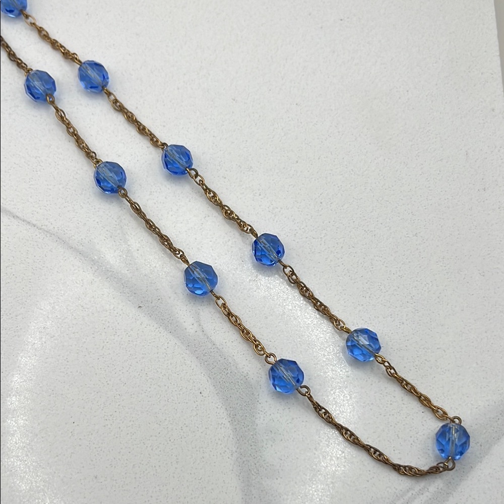 Vintage Czech glass necklace